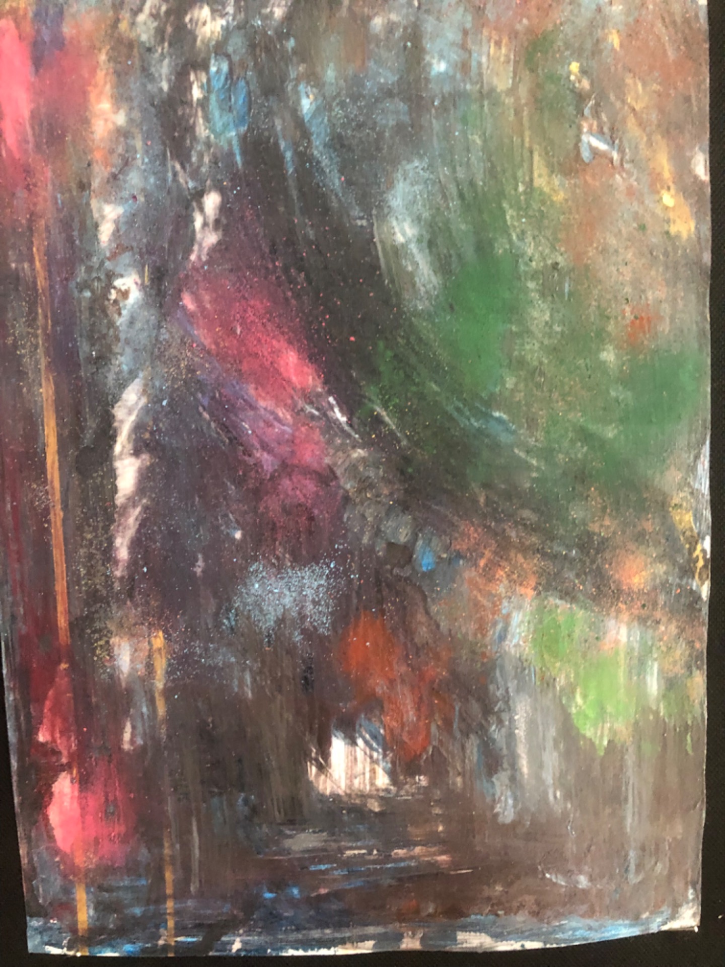 4.17 Mixed media. Music inspired by this painting composed and performed on Manhattan by Margin Alexander, Aug 1, 2021